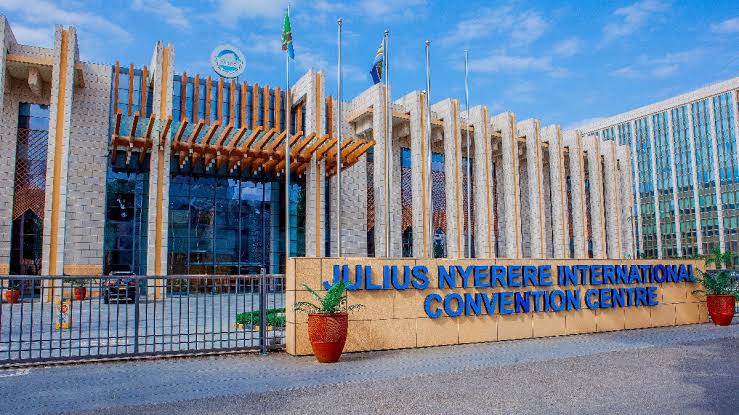 Julius Nyerere International Convention Centre entrance